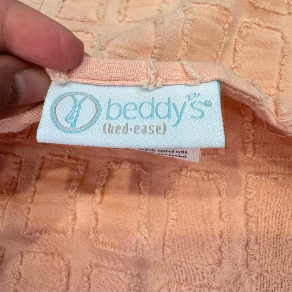 Beddy’s Pink Pillowcase Covers Set of 2 Stitched Rectangle Cotton